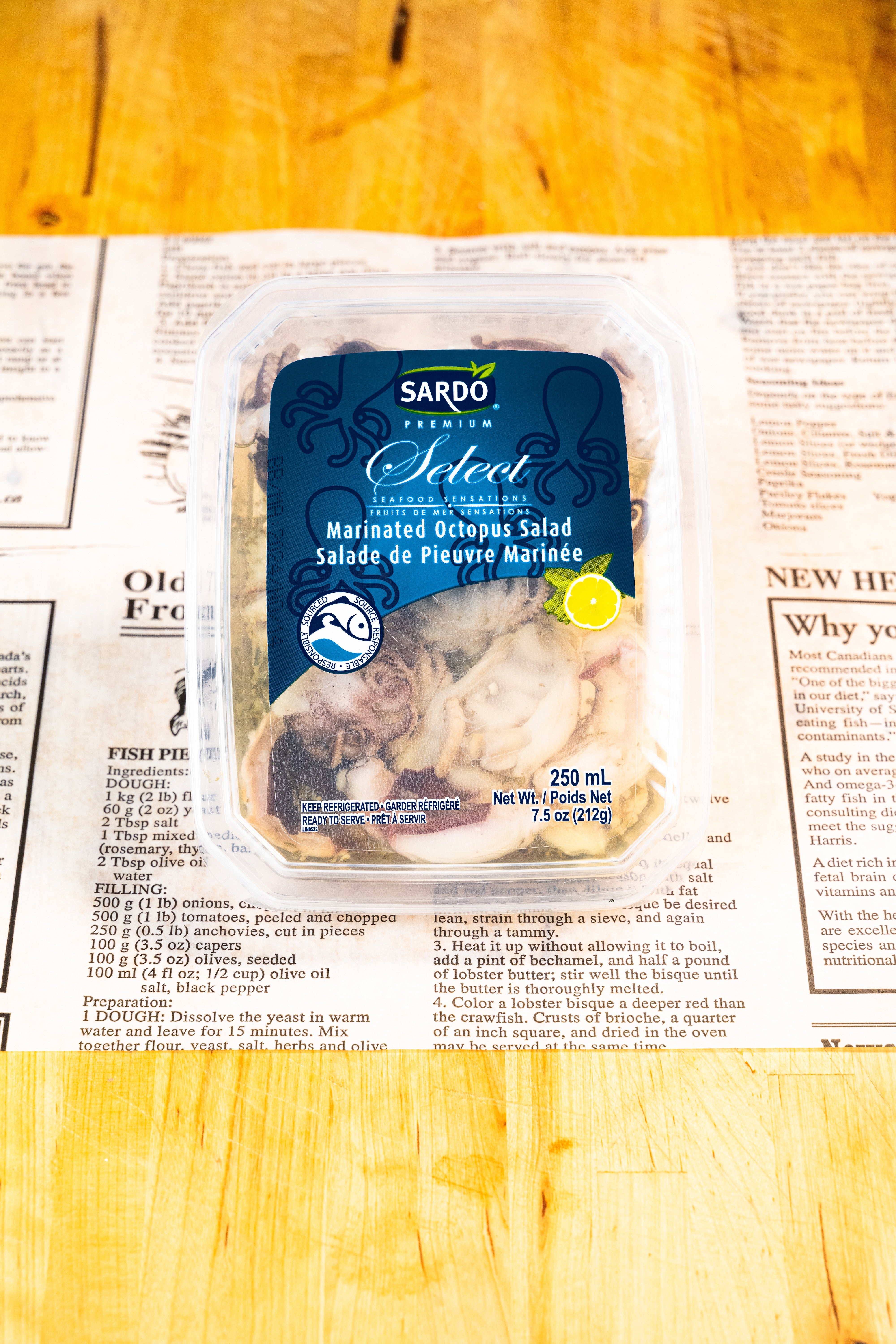 SARDO MARINATED OCTOPUS SALAD (250ML)