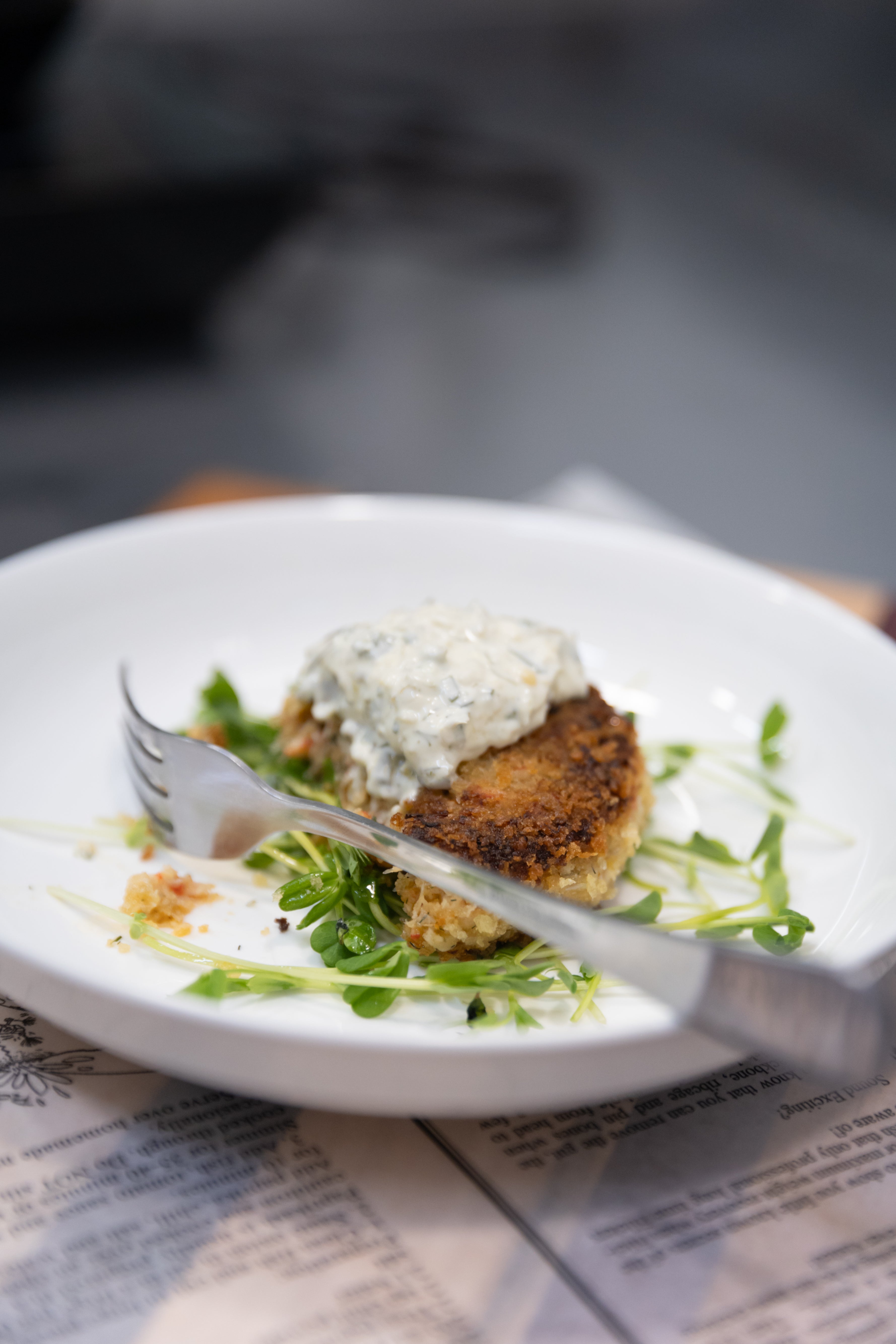 HOUSE-PREPARED CRAB CAKES
