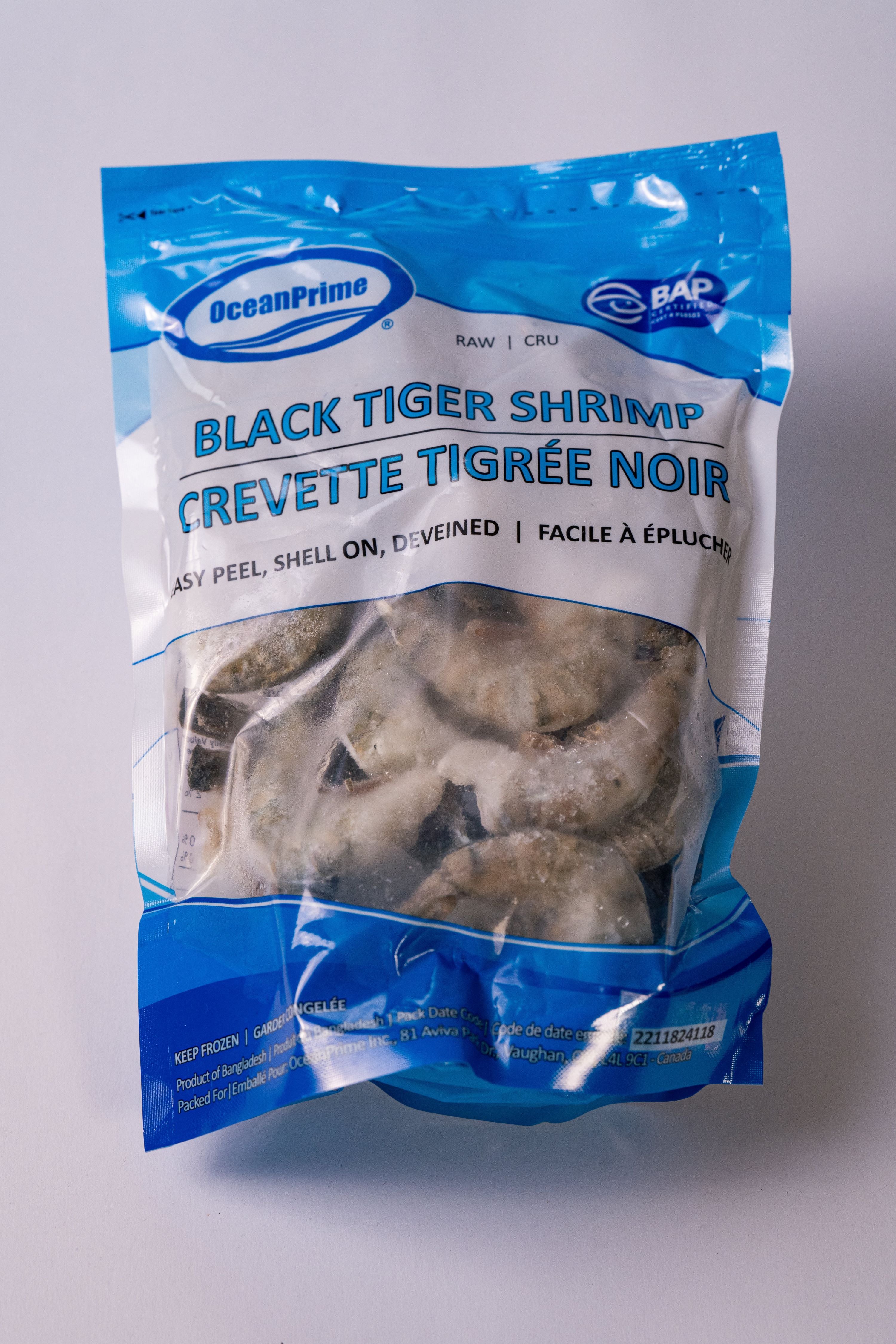 OCEANPRIME BLACK TIGER SHRIMP 16-20 SOEP (454G)