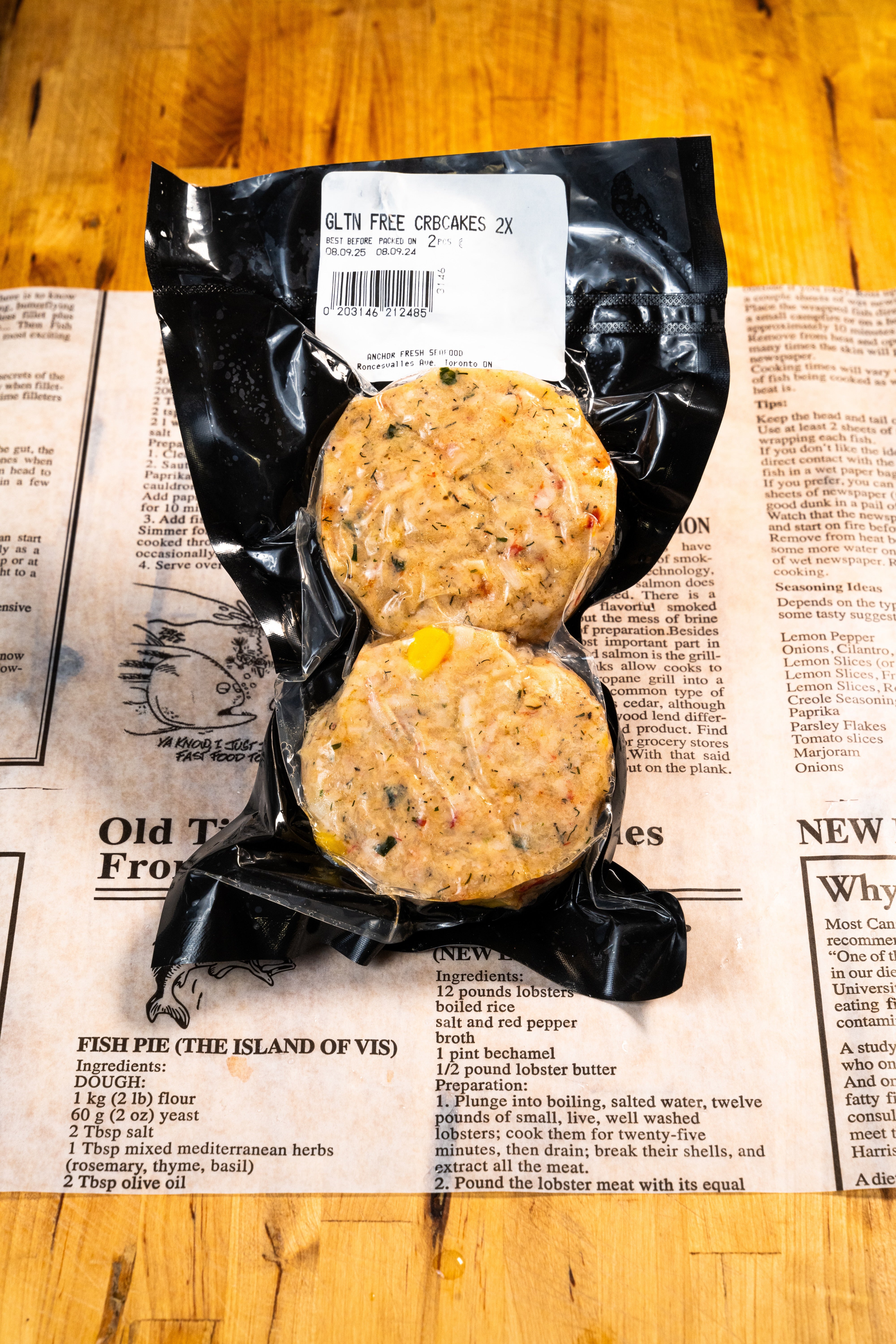HOUSE-PREPARED CRAB CAKES