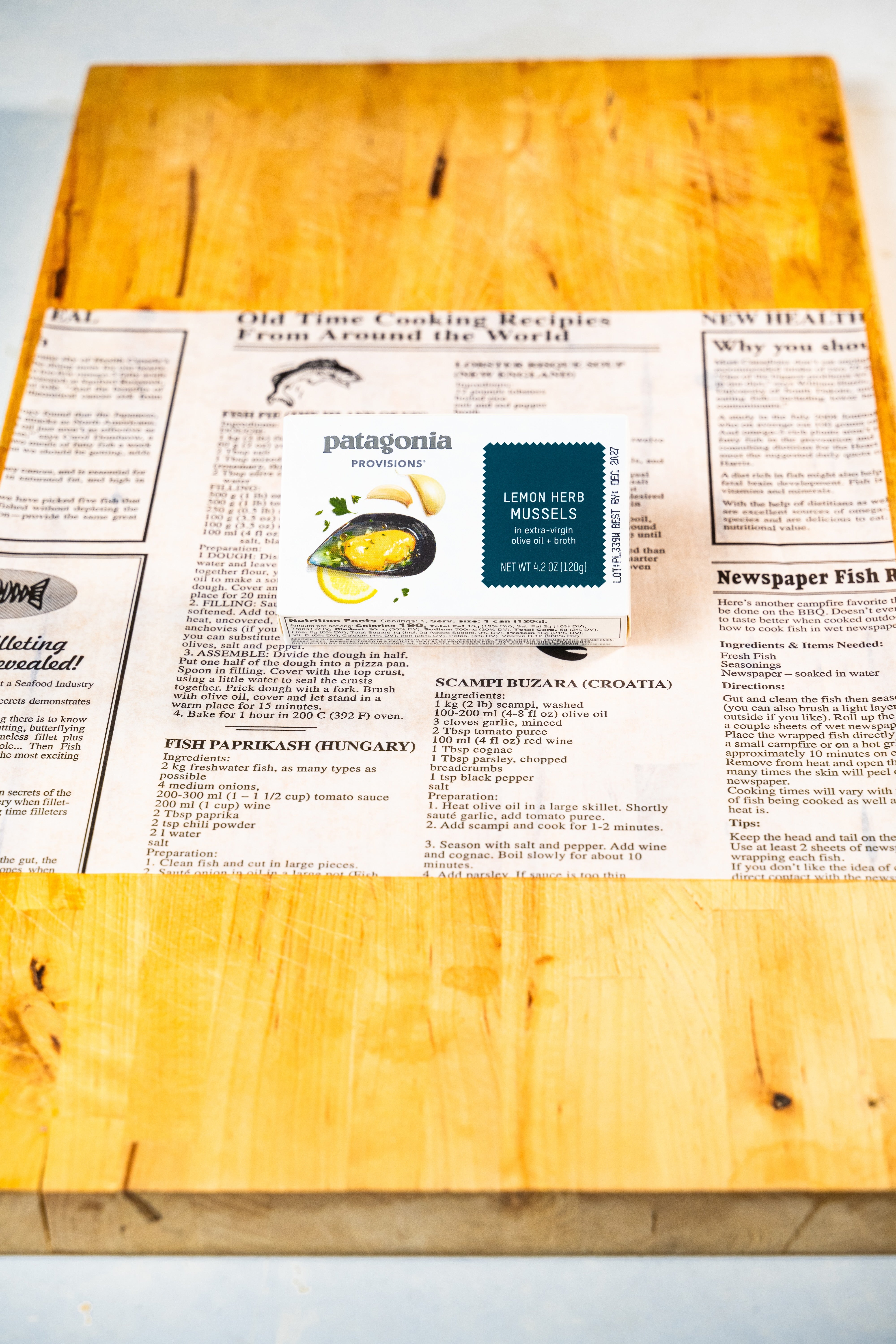 PATAGONIA LEMON HERB MUSSELS (120G)