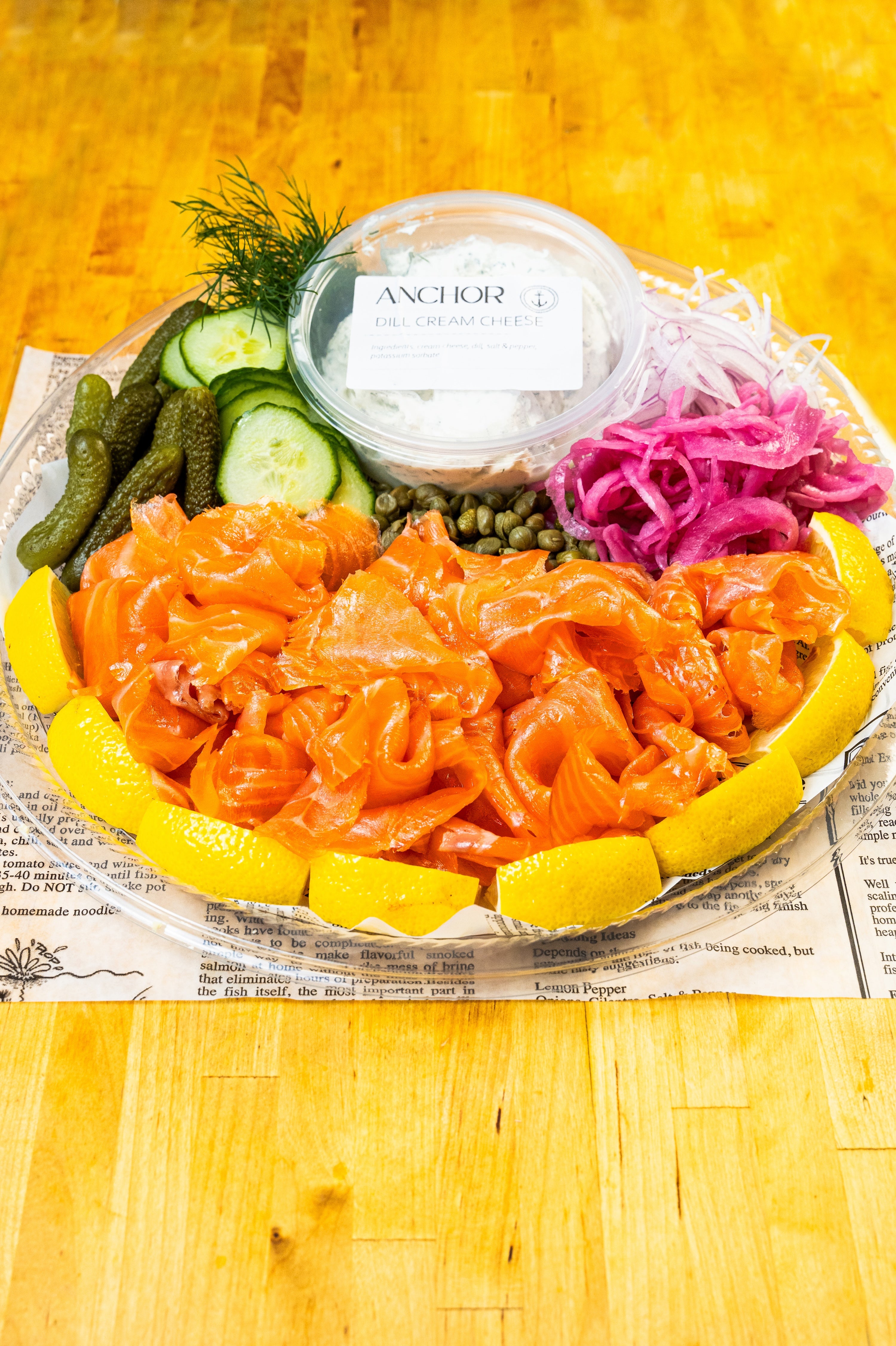 COLD-SMOKED SALMON PLATTER