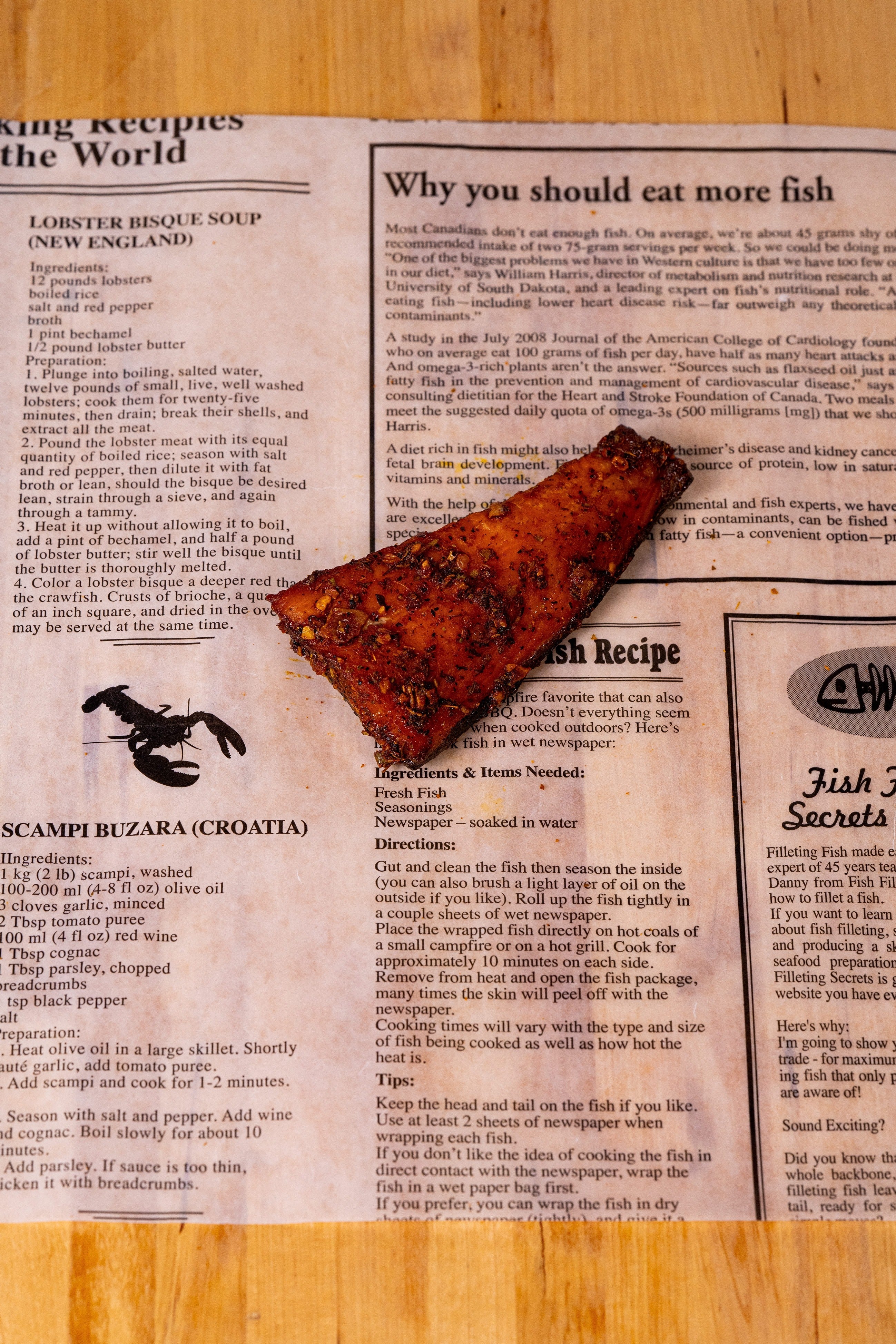 CAJUN SMOKED SALMON JERKY
