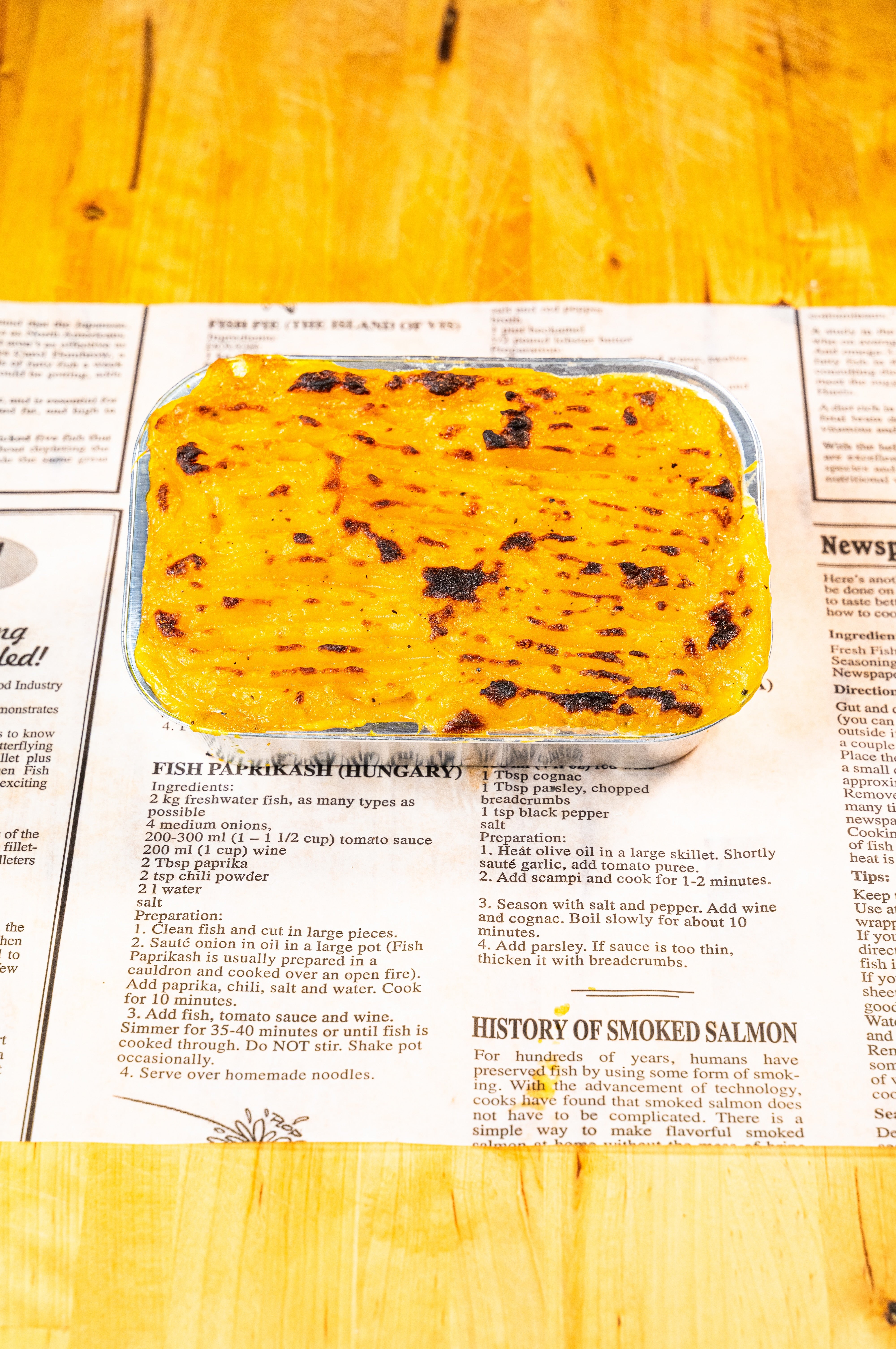 CURRIED FISH PIE