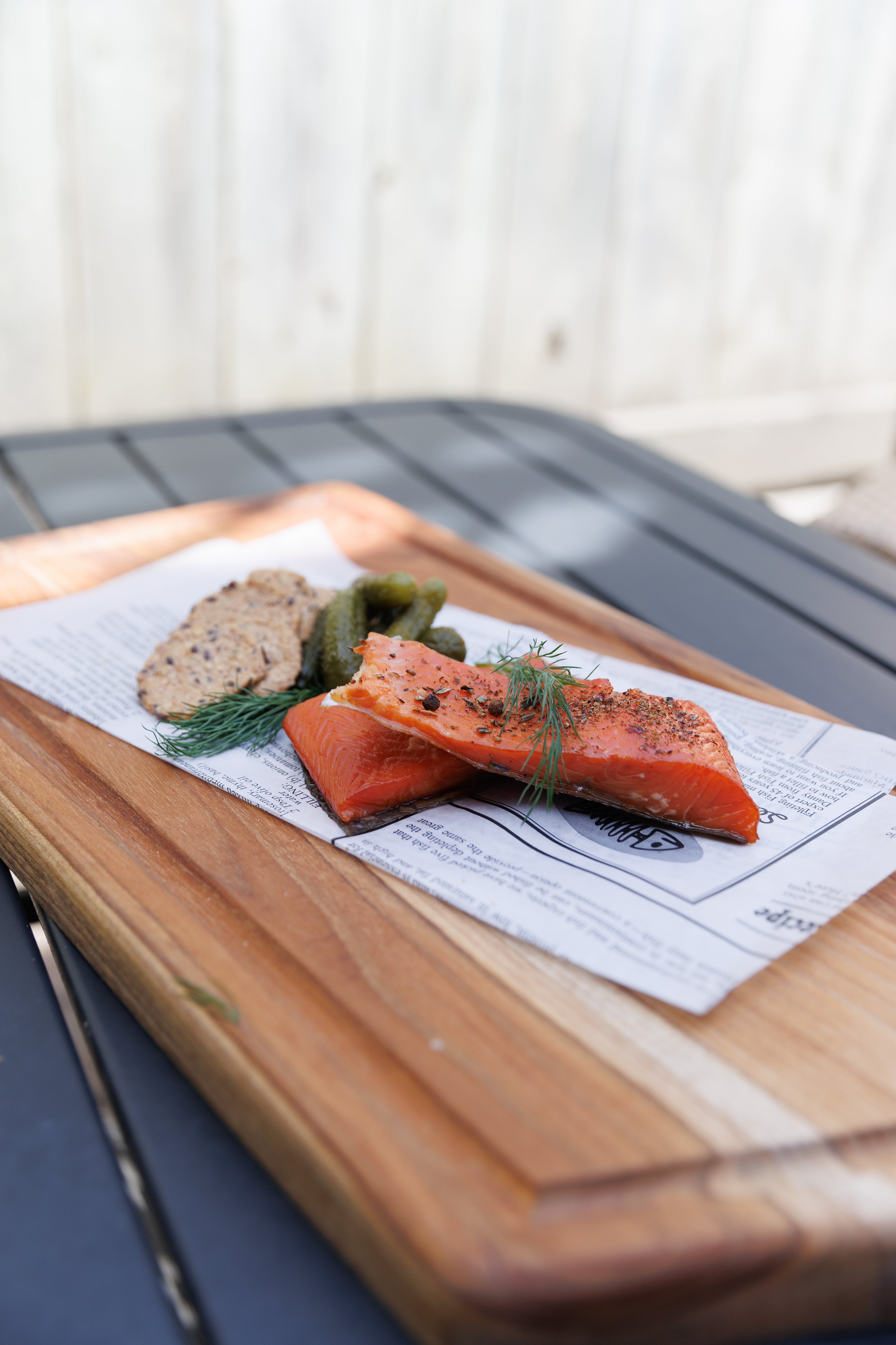 ROSEMARY & PEPPERCORN SMOKED STEELHEAD TROUT