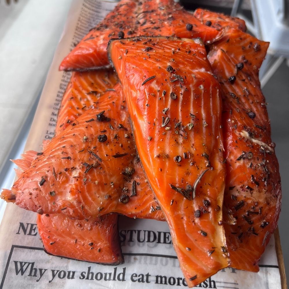 ROSEMARY & PEPPERCORN SMOKED STEELHEAD TROUT
