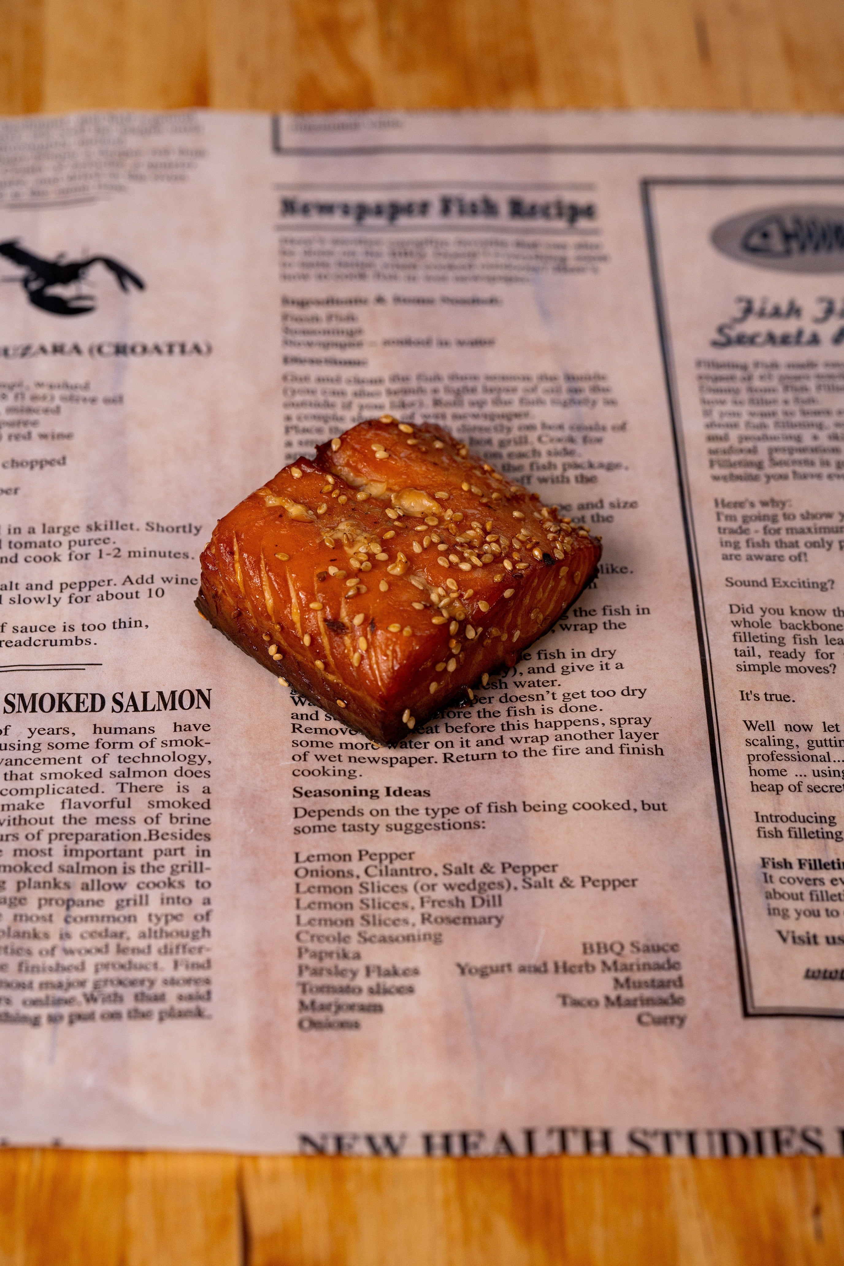 SESAME SMOKED SALMON
